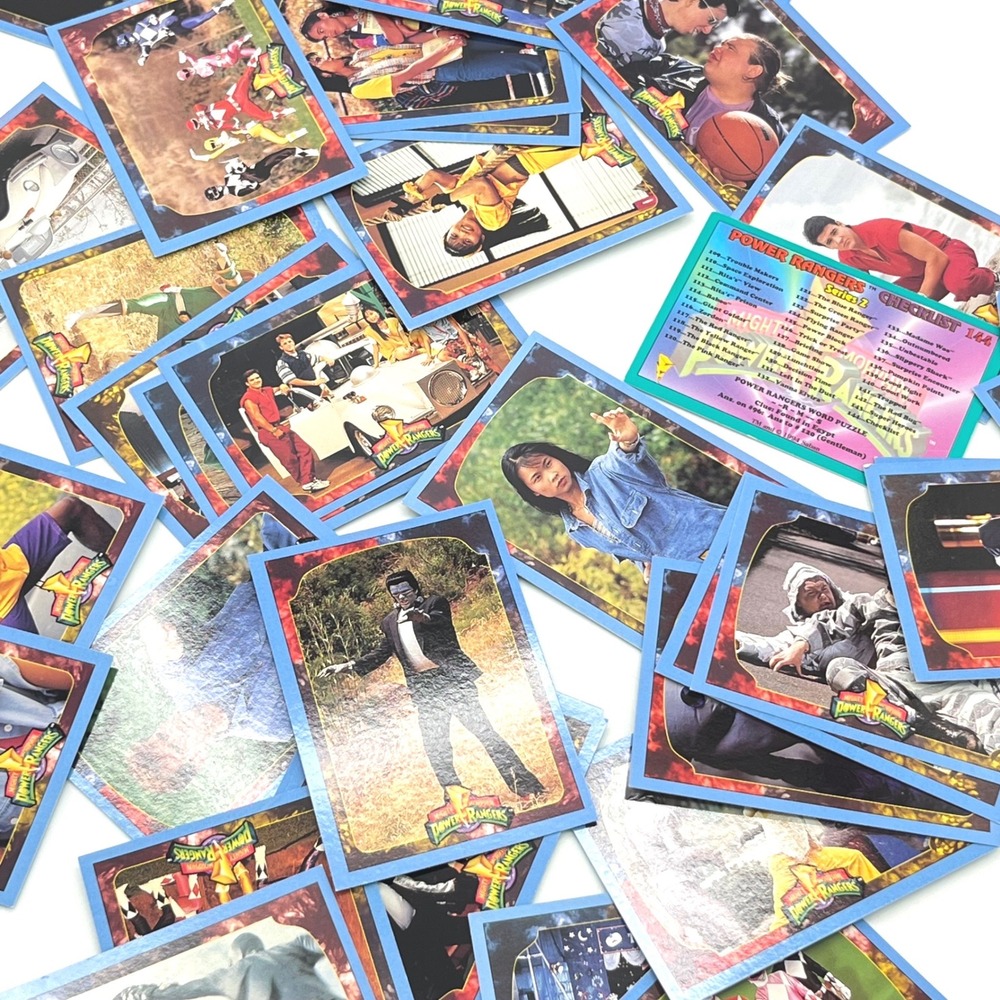Mighty Morphin Power Rangers‎ Series 2 Trading Card Lot 1994 Collect-A-Card